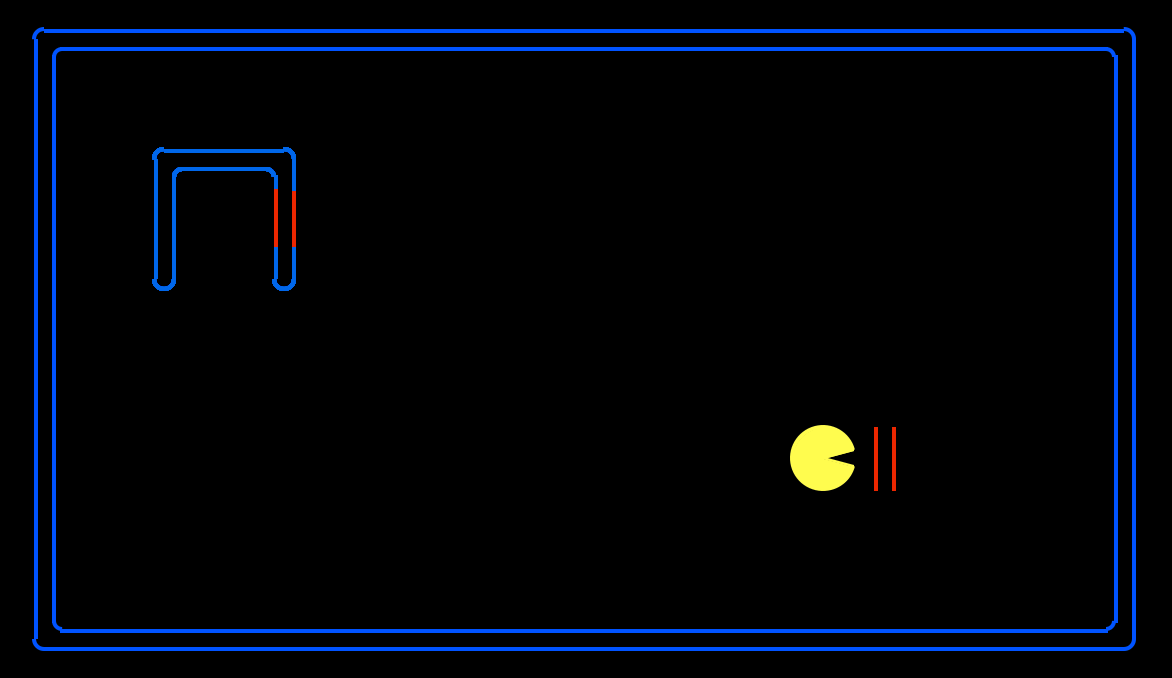 Treasure-hunting Pacman